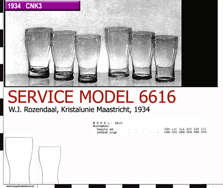34-1 service pattern model 6616