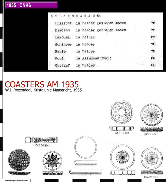 35-9 servies coasters am1935
