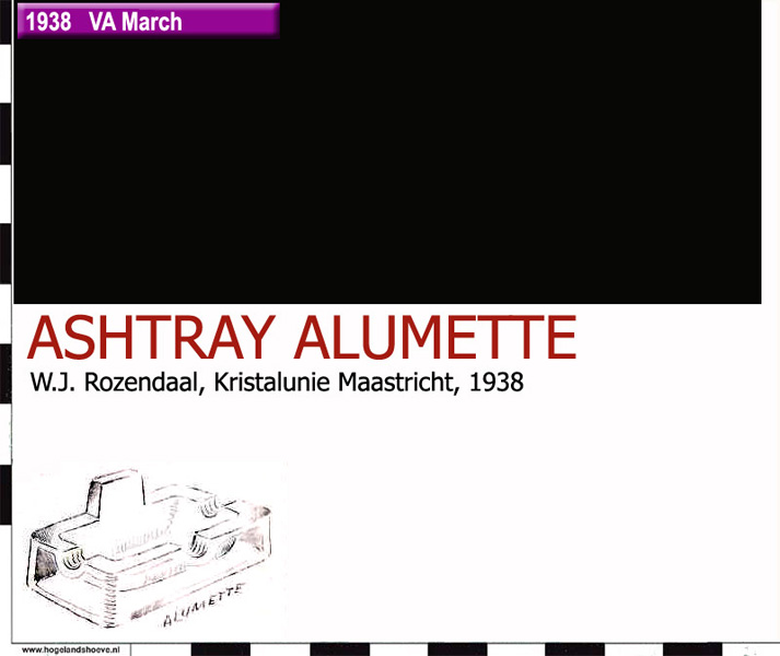 38-95 ashtray alumette