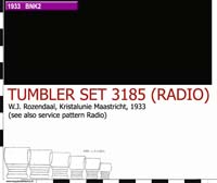 33-1 tumbler set 3185 radio