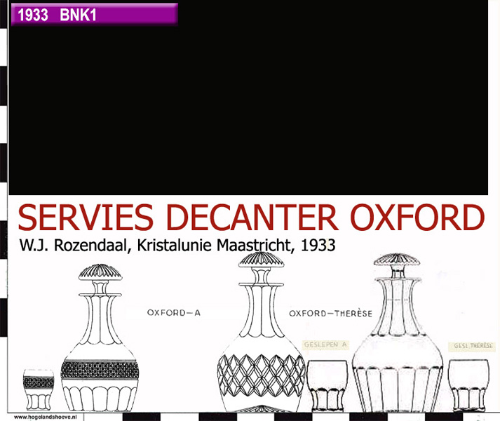 33-5 servies decanter oxford 