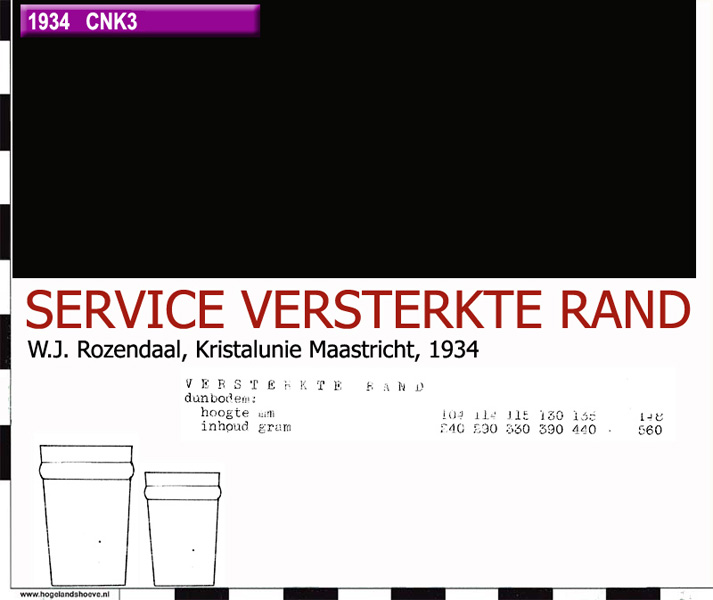 34-1 service pattern versterkte rand