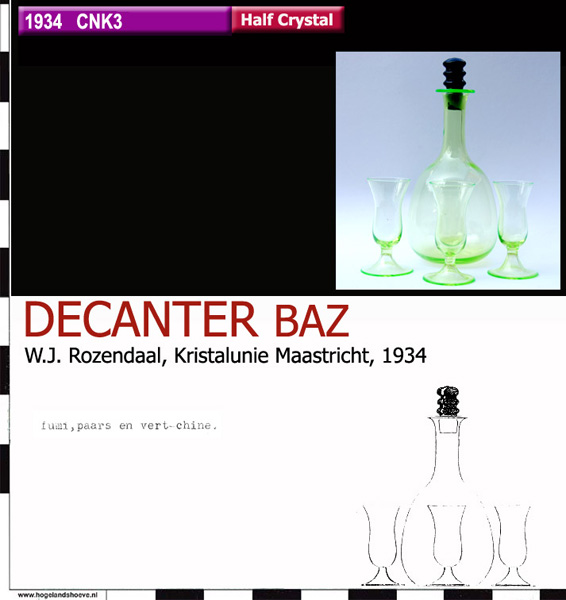 34-5 servies decanter baz