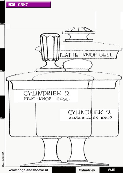 36-10 lidded bowl cylindriek