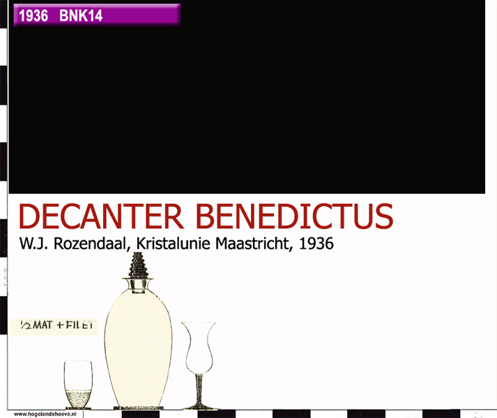 36-5 servies decanter benedictus
