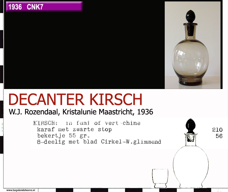 36-5 servies decanter kirsch
