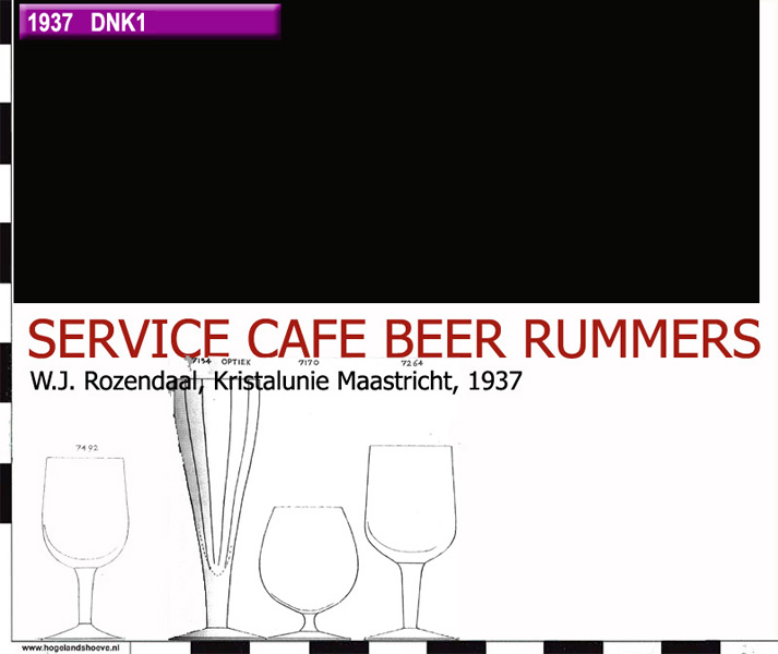 37-1 service pattern cafe beer rummer