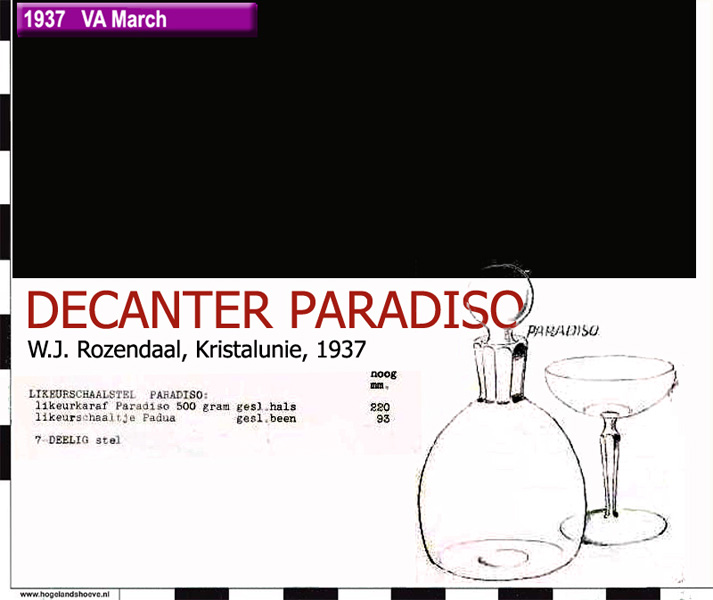 37-5 servies decanter paradiso