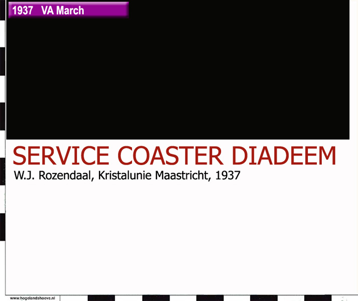 37-9 servies coaster diadeem