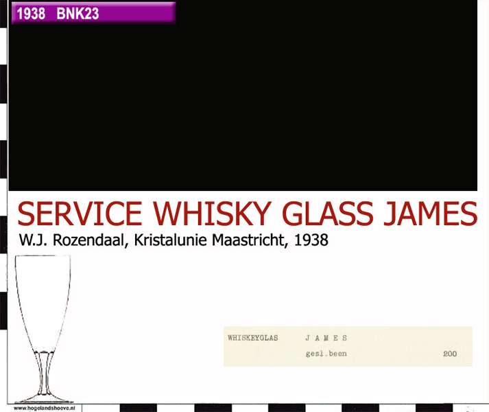 38-1 service whisky glass james