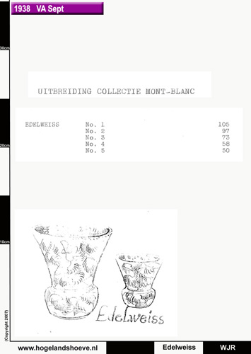 38-4 vase edelweiss