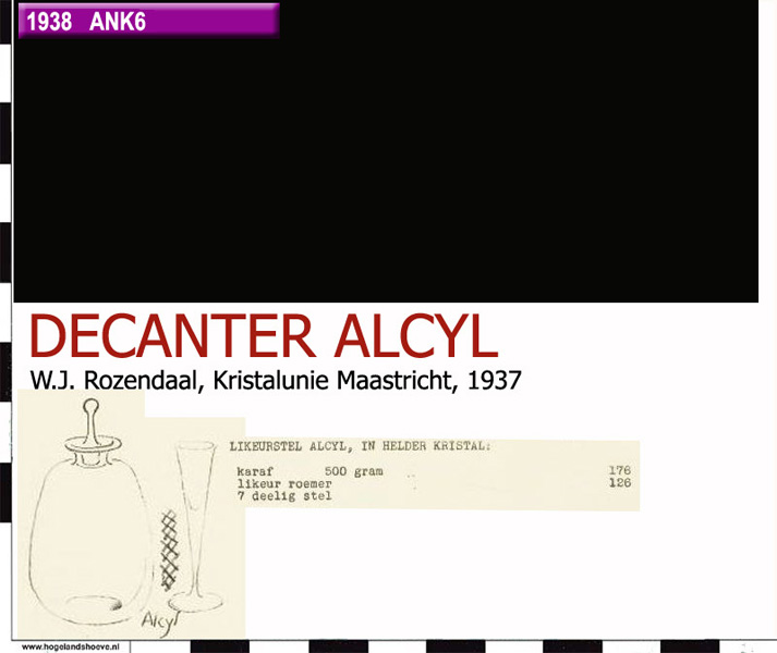 38-5 servies decanter alcyl