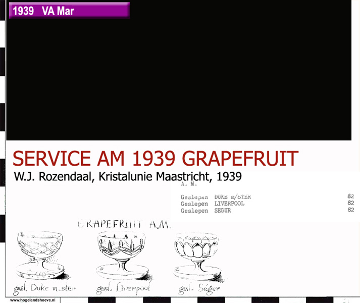 39-1 service AM 1939 grapefruit