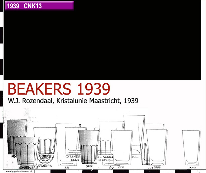39-1 service beakers 1939