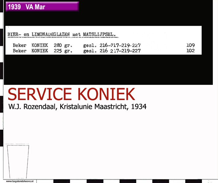 39-1 service pattern koniek cut