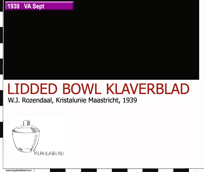 39-10 lidded bowl klaverblad 