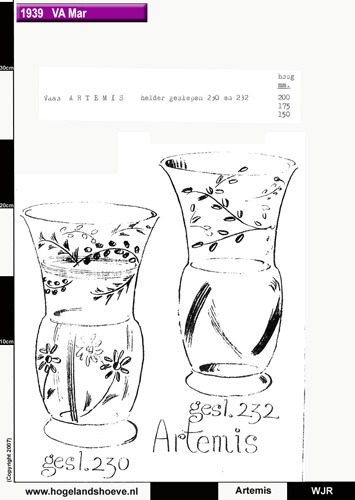 39-4 vase artemis cut