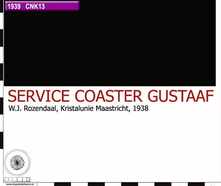 39-9 servies coaster gustaaf