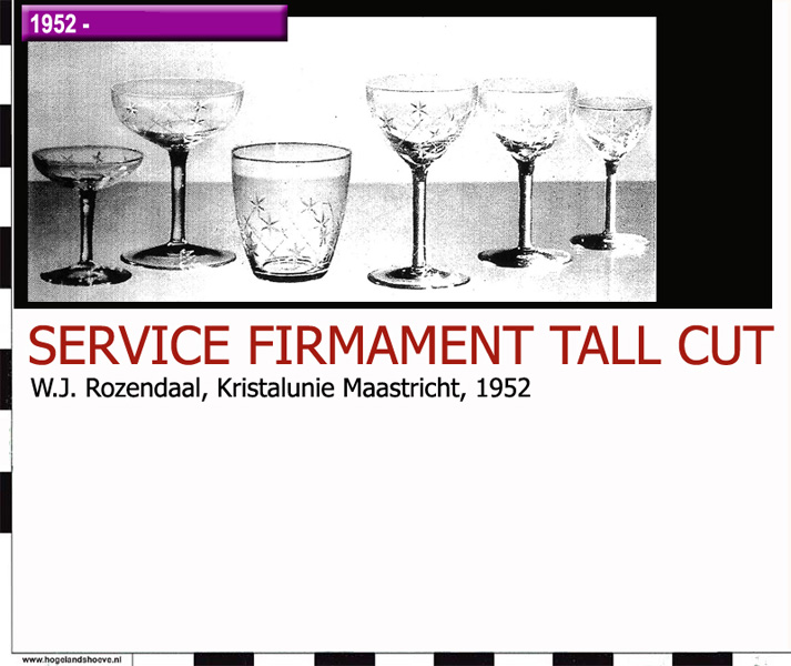 52-1 service pattern firmament tall cut